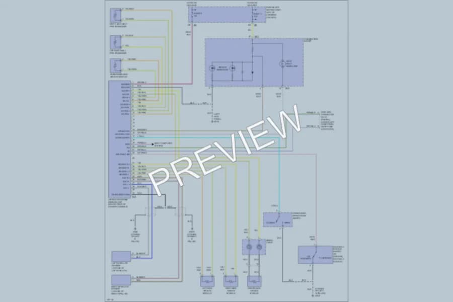 2000 Infiniti G20t Supplemental Restraints wiring diagram preview