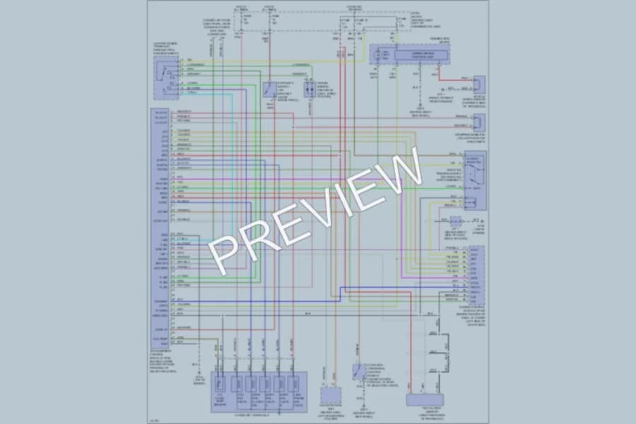 2000 Infiniti G20t Transmission wiring diagram preview