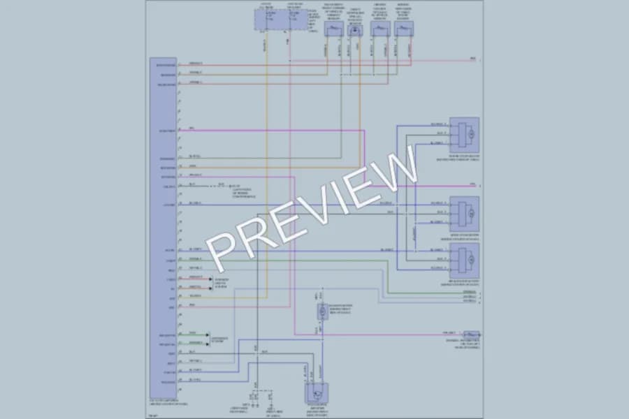 2000 Infiniti I30 Air Conditioning wiring diagram preview