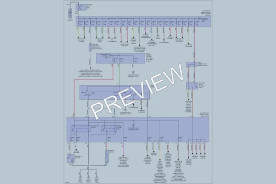 2000 Infiniti I30 Power Distribution wiring diagram preview