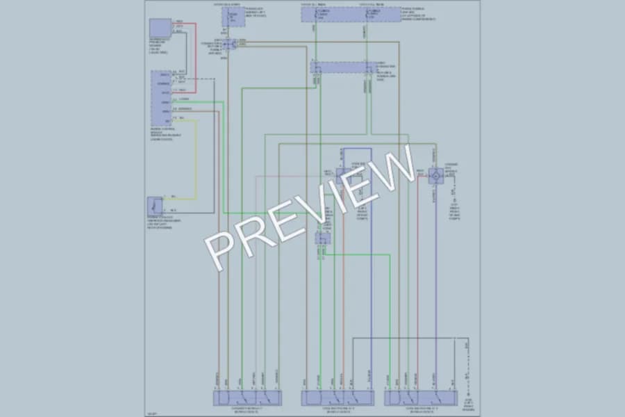 2000 Infiniti I30t Cooling Fan wiring diagram preview