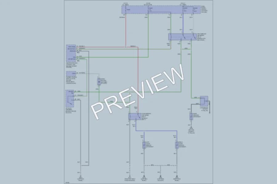 2000 Infiniti I30t Defoggers wiring diagram preview