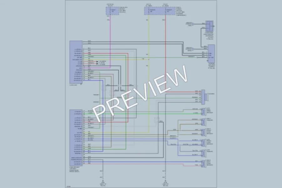 2000 Infiniti I30t Radio wiring diagram preview