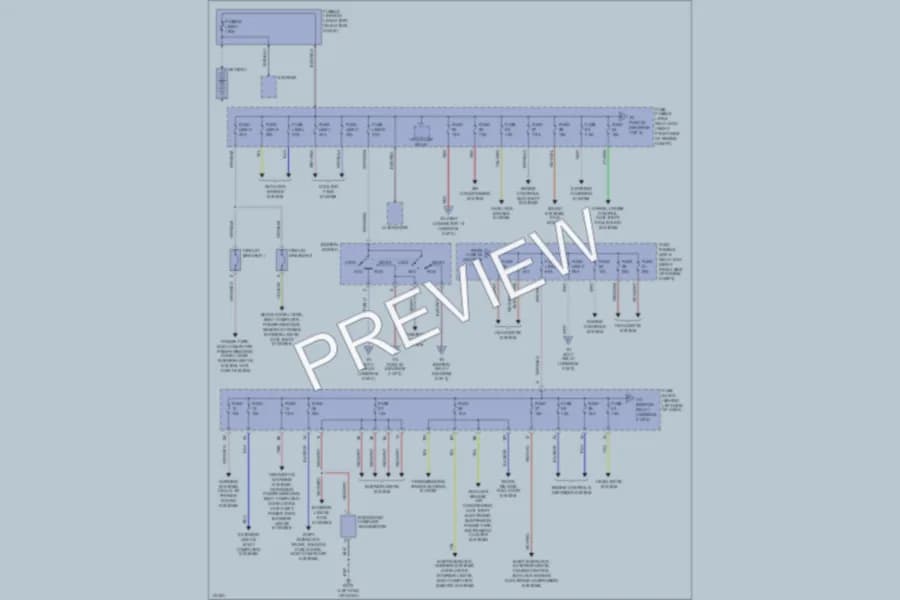 2000 Infiniti Q45 Power Distribution wiring diagram preview