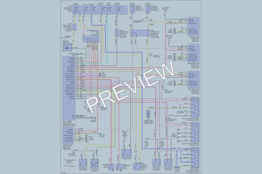 2000 Infiniti Q45t Anti Theft wiring diagram preview