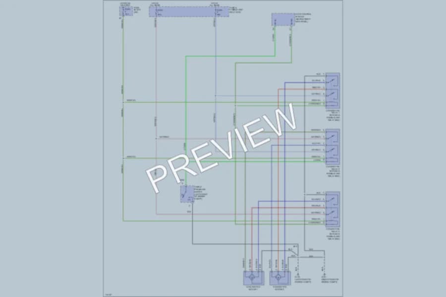 2000 Infiniti Q45t Cooling Fan wiring diagram preview