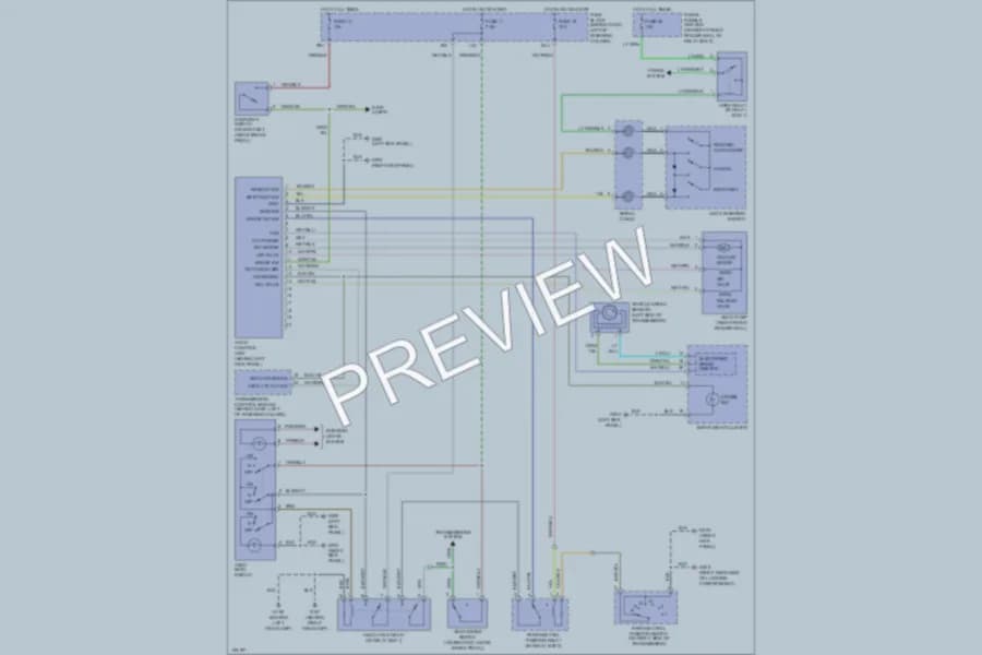 2000 Infiniti QX4 Cruise Control wiring diagram preview