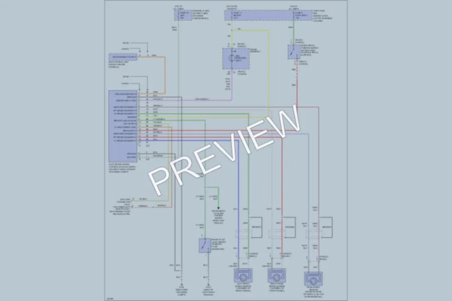 2000 Isuzu Amigo Anti Lock Brakes wiring diagram preview