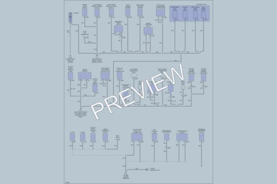 2000 Isuzu Amigo Ground Distribution wiring diagram preview