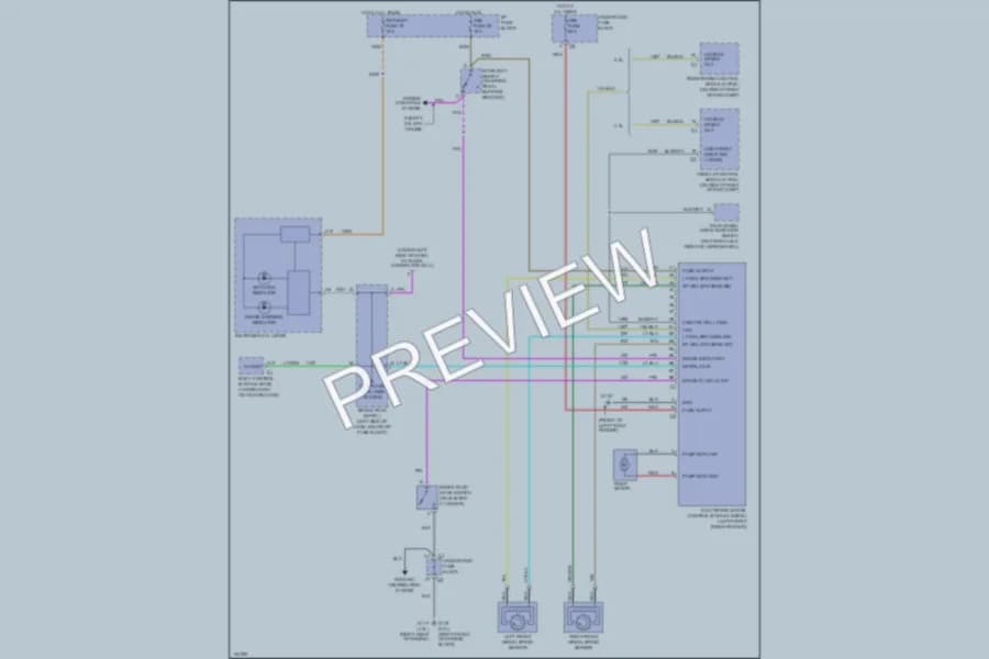 2000 Isuzu Hombre Anti Lock Brakes wiring diagram preview