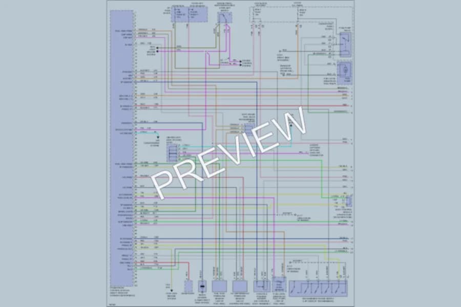 2000 Isuzu Hombre Engine Performance wiring diagram preview