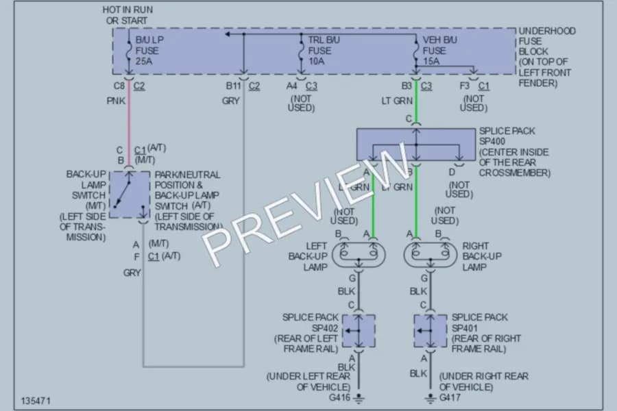2000 Isuzu Hombre Exterior Lights wiring diagram preview