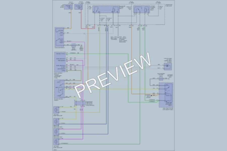 2000 Isuzu Hombre Headlights wiring diagram preview