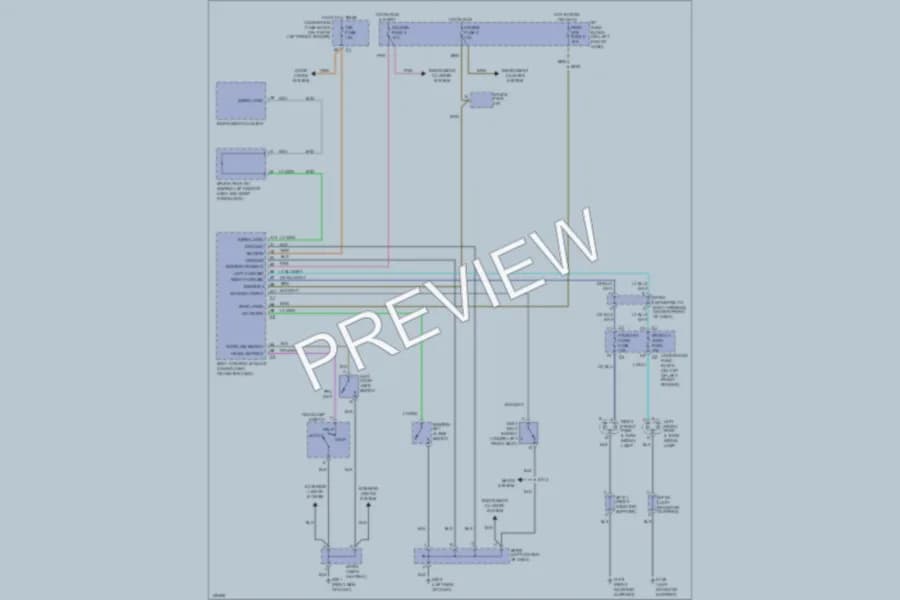 2000 Isuzu Hombre Warning Systems wiring diagram preview