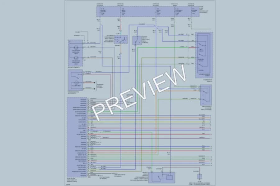 2000 Isuzu Trooper Cruise Control wiring diagram preview