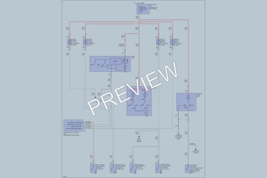 2000 Isuzu Trooper Interior Lights wiring diagram preview