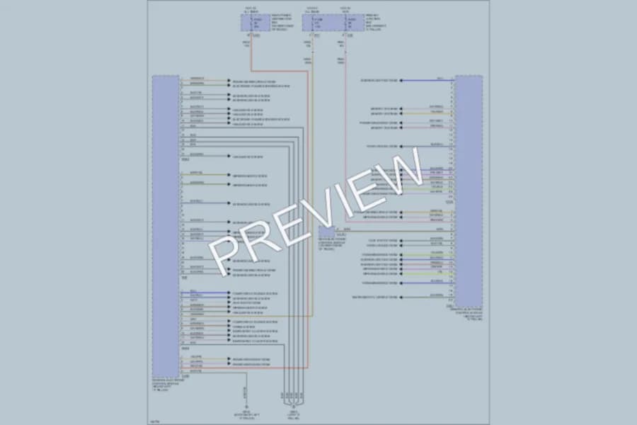 2000 Jaguar SType Body Control Modules wiring diagram preview