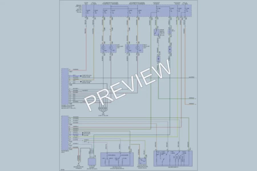 2000 Jaguar SType Headlights wiring diagram preview