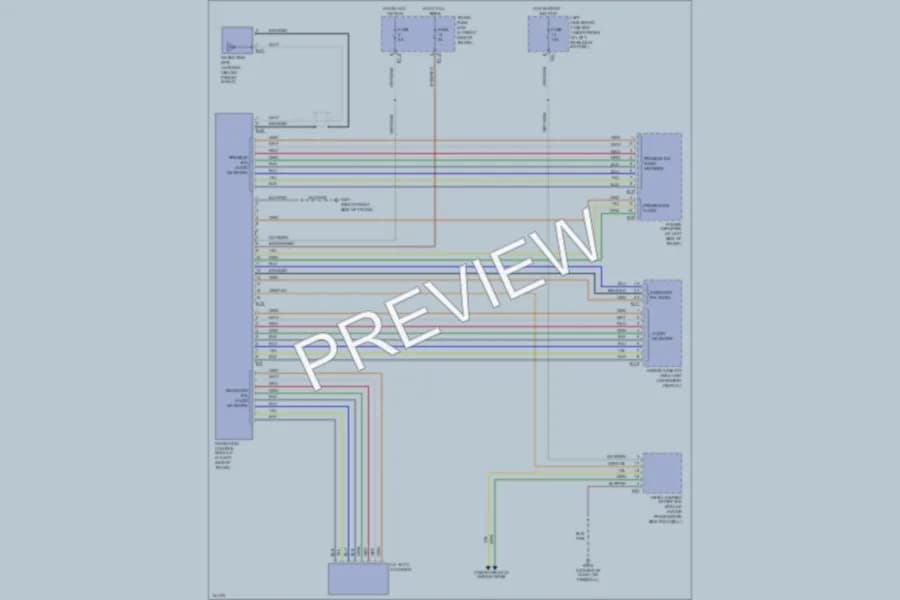 2000 Jaguar VandenPlas Navigation wiring diagram preview