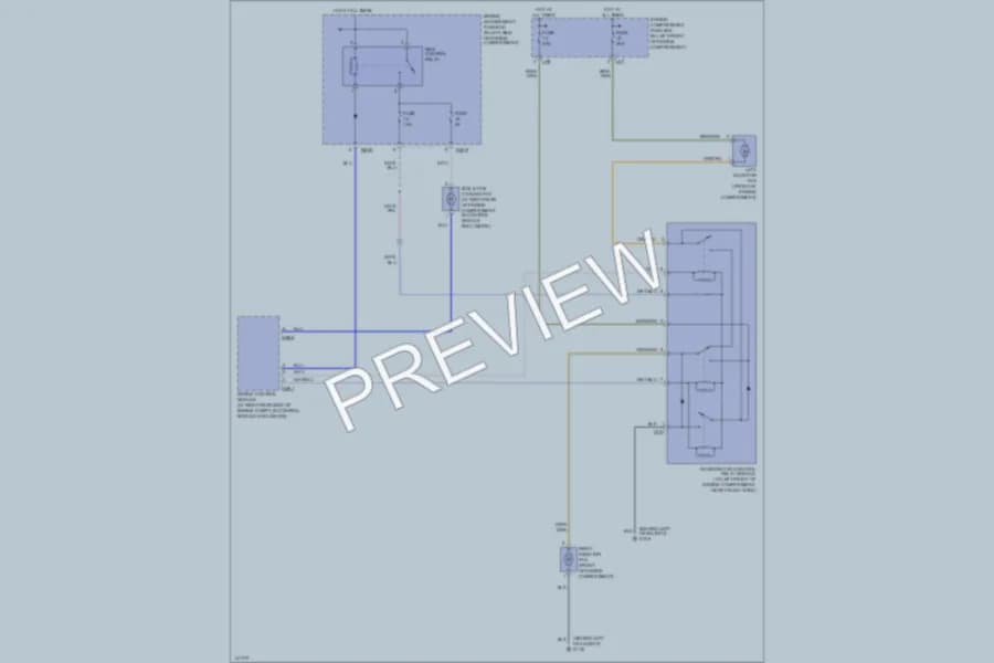 2000 Jaguar VandenPlasSC Cooling Fan wiring diagram preview