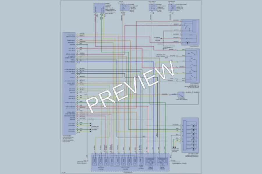 2000 Jaguar VandenPlasSC Transmission wiring diagram preview