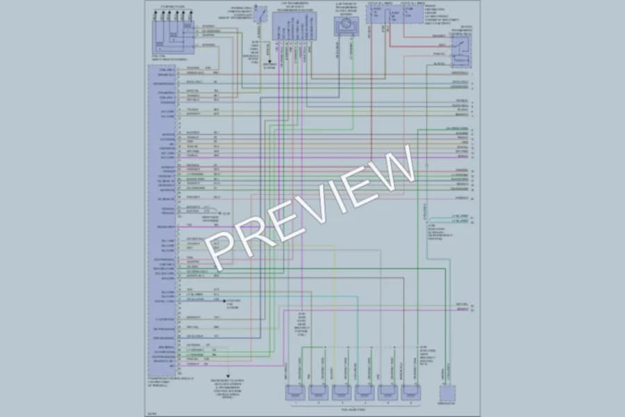 2000 Jeep GrandCherokee Engine Performance wiring diagram preview