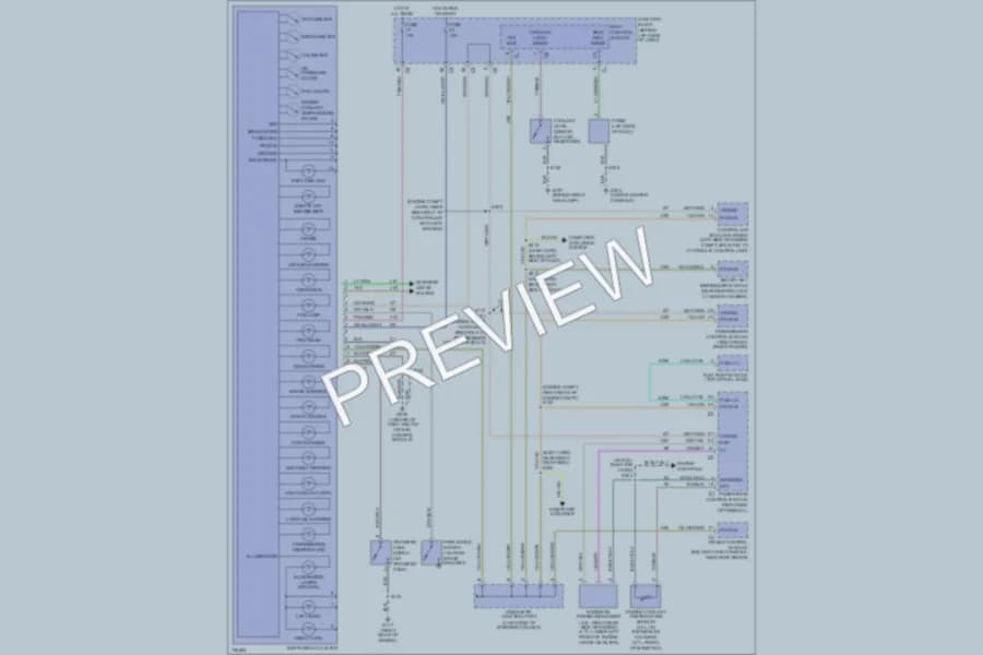 2000 Jeep GrandCherokee Instrument Cluster wiring diagram preview