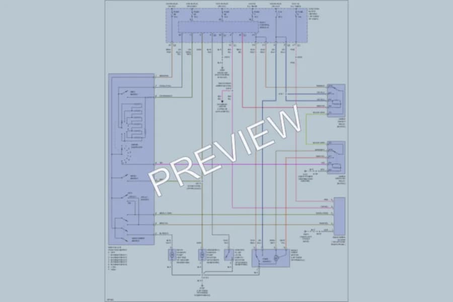 2000 Jeep GrandCherokee Wiper Washer wiring diagram preview