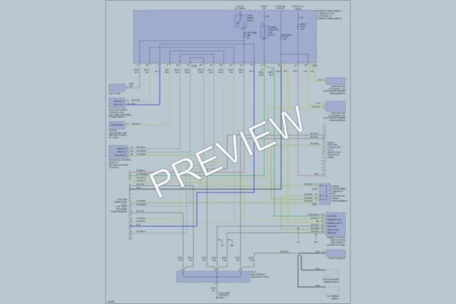 2000 Kia Sephia Computer Data Lines wiring diagram preview