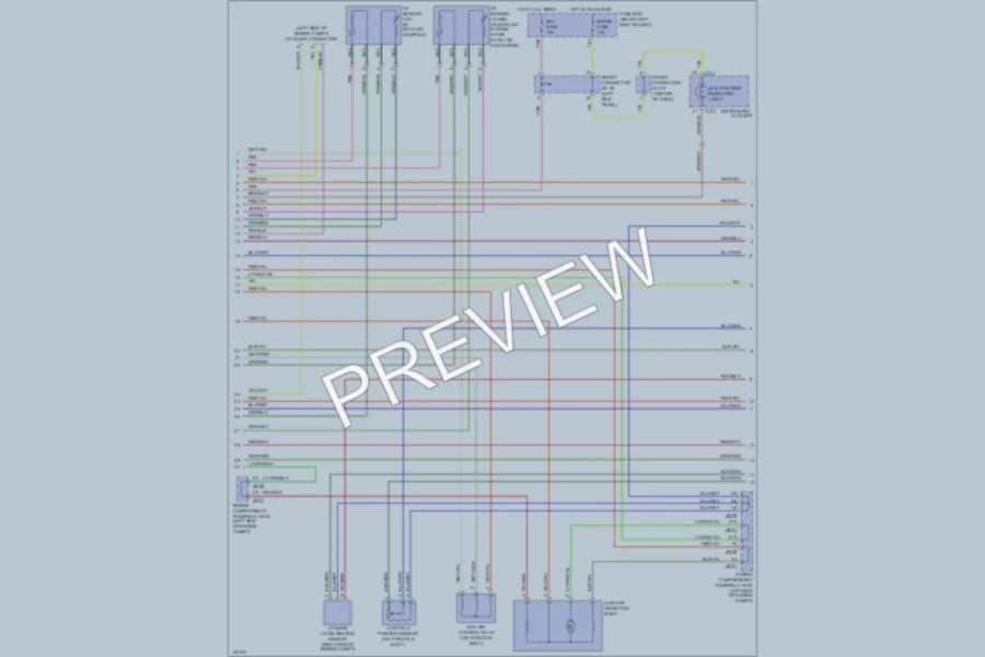 2000 Kia Spectra Engine Performance wiring diagram preview