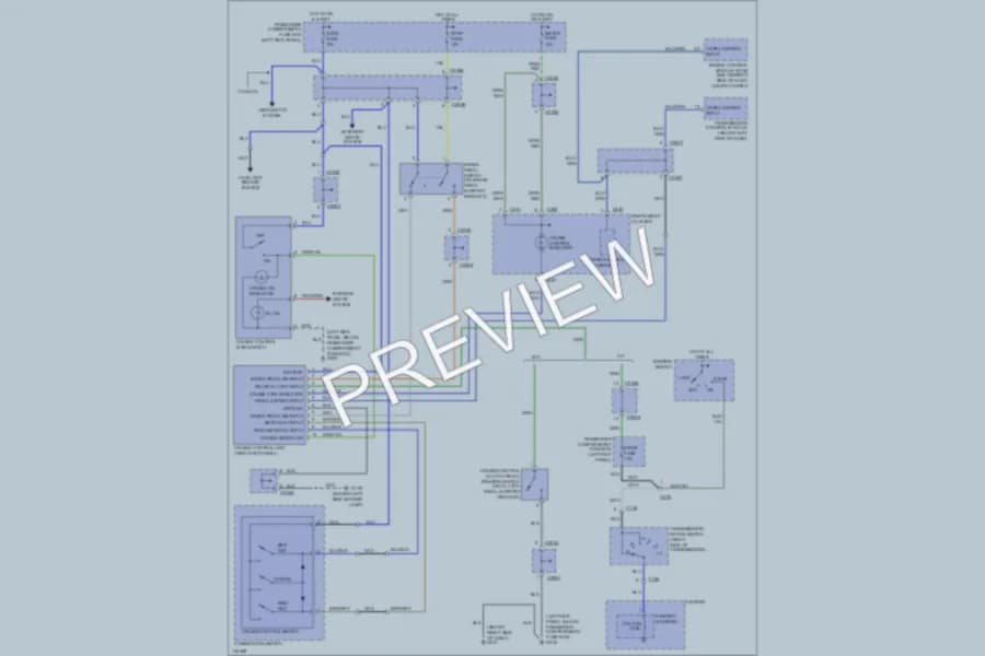 2000 Kia Sportage Cruise Control wiring diagram preview