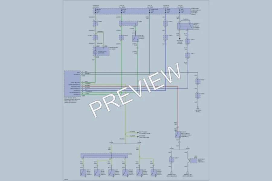 2000 Kia Sportage Warning Systems wiring diagram preview