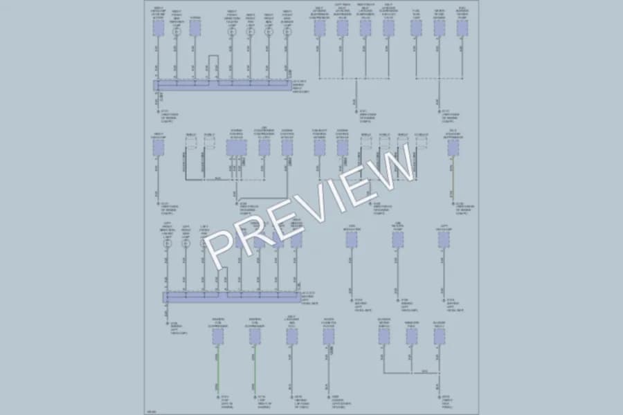 2000 LandRover Discovery Ground Distribution wiring diagram preview