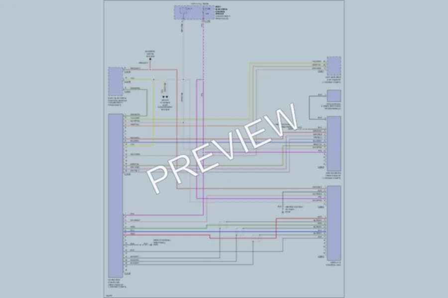 2000 LandRover RangeRover Navigation wiring diagram preview