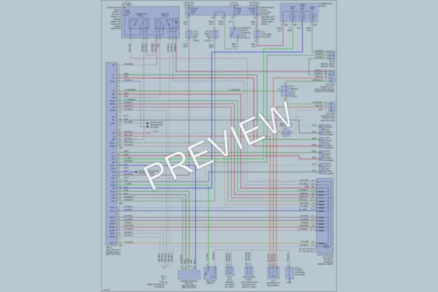 2000 Lexus ES300 Anti Lock Brakes wiring diagram preview