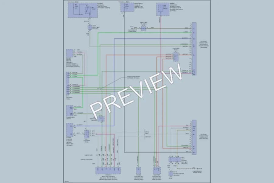 2000 Lexus ES300 Computer Data Lines wiring diagram preview