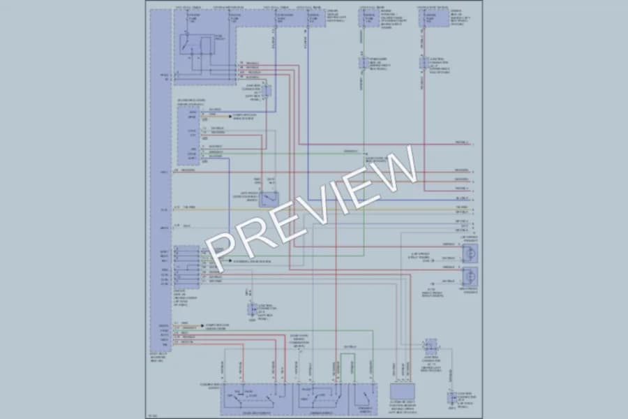 2000 Lexus GS300 Headlights wiring diagram preview