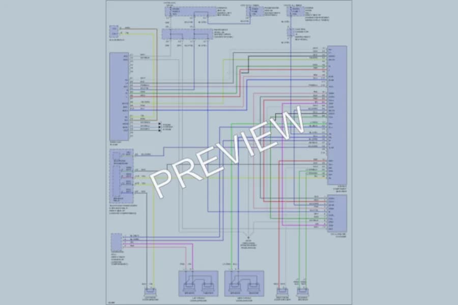 2000 Lexus GS300 Radio wiring diagram preview