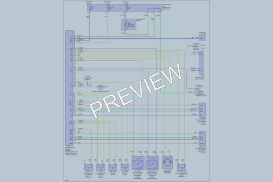 2000 Lexus GS300 Supplemental Restraints wiring diagram preview