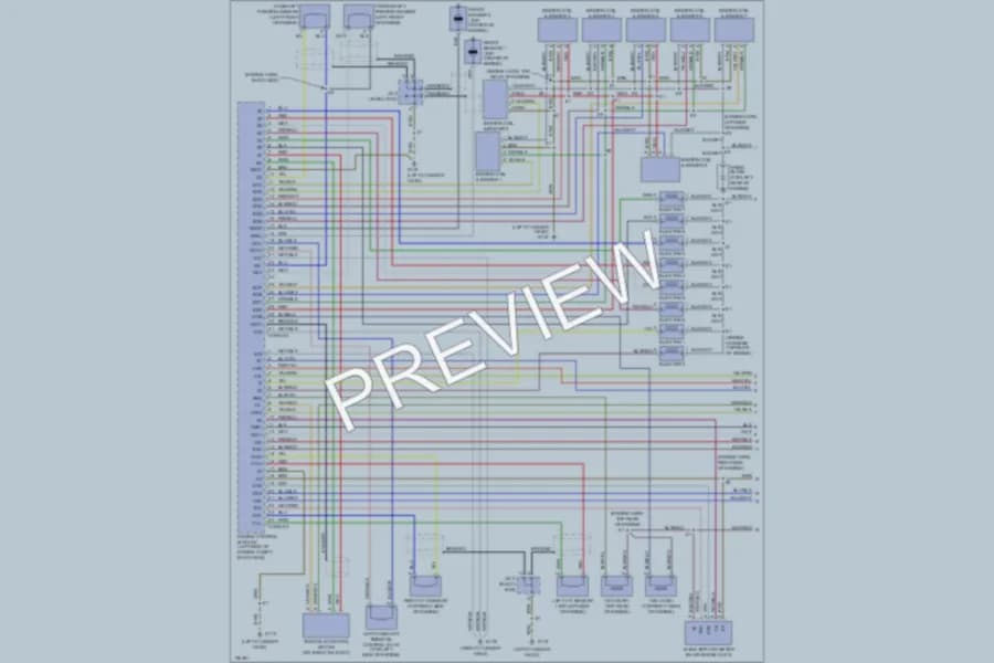 2000 Lexus GS400 Engine Performance wiring diagram preview