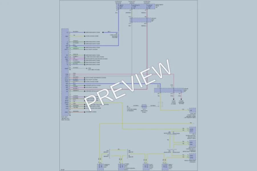 2000 Lexus LS400 Body Computer wiring diagram preview