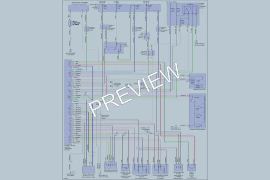 2000 Lexus LS400 Cruise Control wiring diagram preview