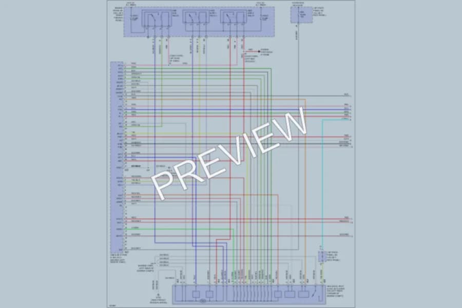 2000 Lexus LX470 Anti Lock Brakes wiring diagram preview