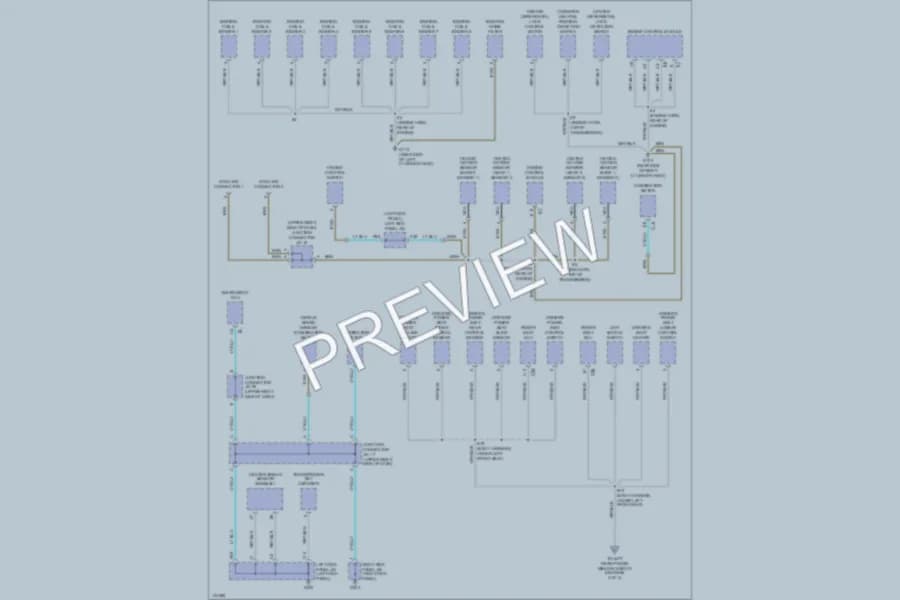 2000 Lexus LX470 Ground Distribution wiring diagram preview