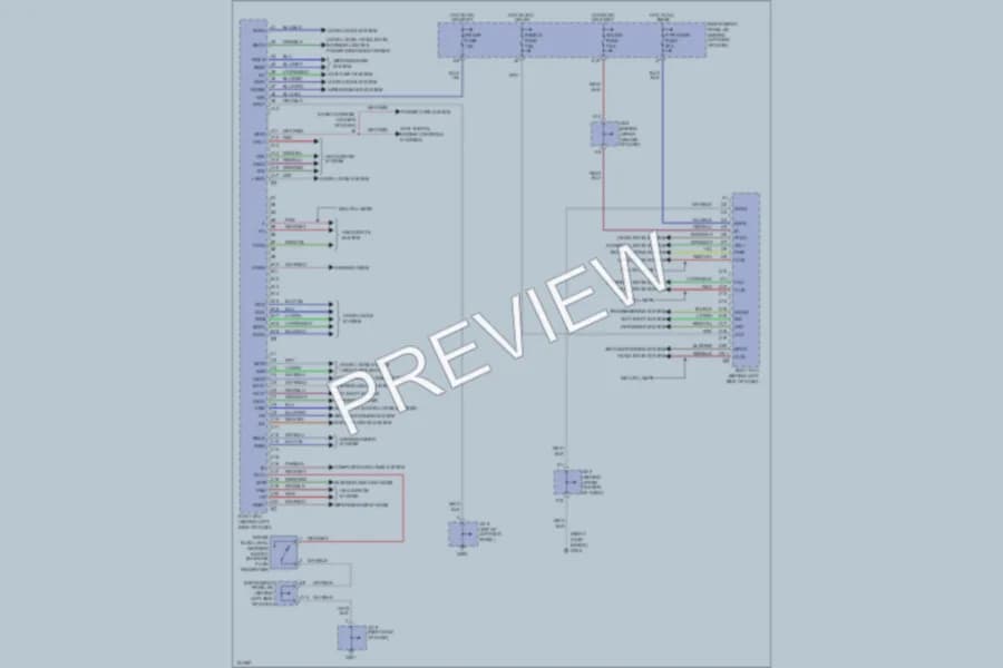 2000 Lexus RX300 Body Computer wiring diagram preview