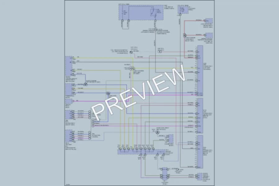 2000 Lexus SC400 Computer Data Lines wiring diagram preview