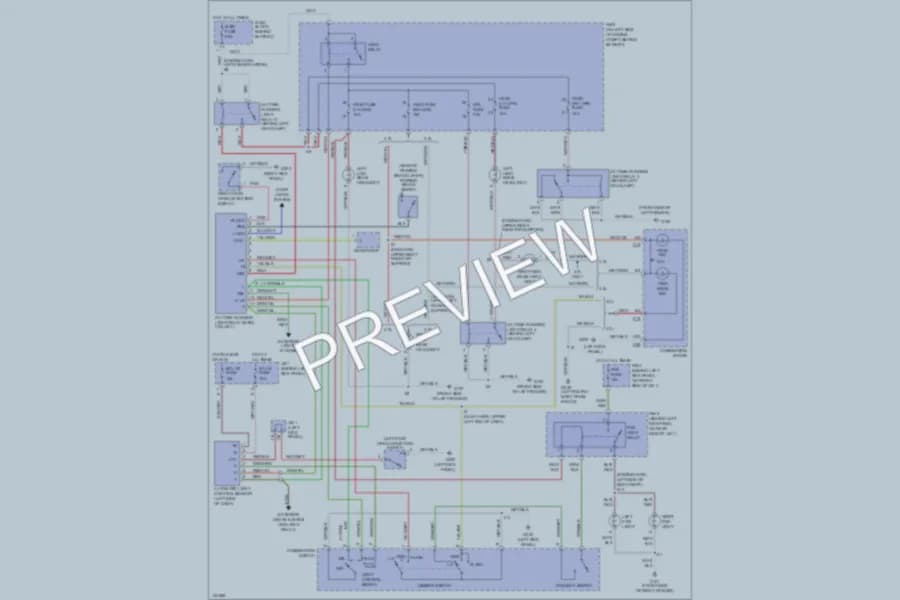 2000 Lexus SC400 Headlights wiring diagram preview