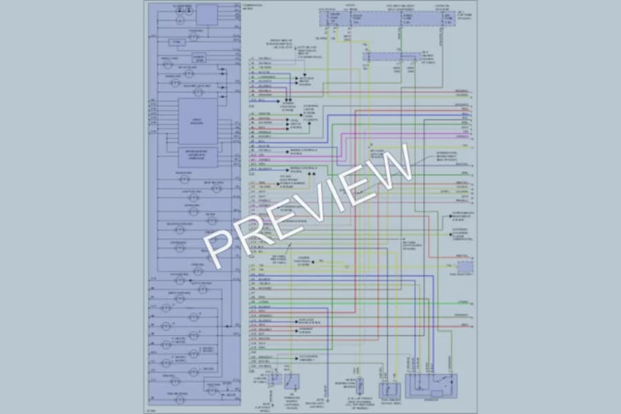 2000 Lexus SC400 Instrument Cluster wiring diagram preview