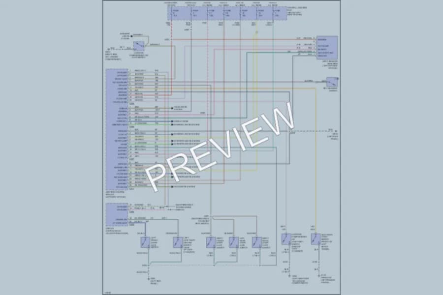 2000 Lincoln Continental Anti Theft wiring diagram preview