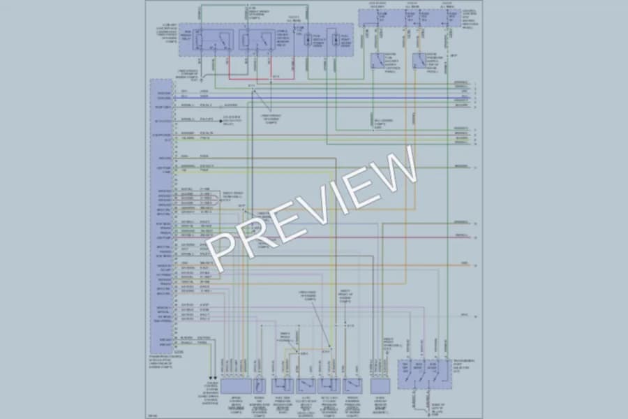 2000 Lincoln LS Engine Performance wiring diagram preview
